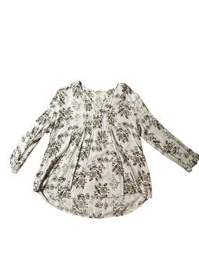 Fun To Fun 3/4 Sleeve Floral Top XXL